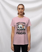 Panda T-Shirt for Girls | Just A Girl Who Loves Pandas – BhaariGear® - BhaariGear