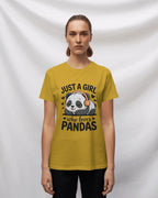 Panda T-Shirt for Girls | Just A Girl Who Loves Pandas – BhaariGear® - BhaariGear