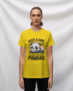 Panda T-Shirt for Girls | Just A Girl Who Loves Pandas – BhaariGear® - BhaariGear