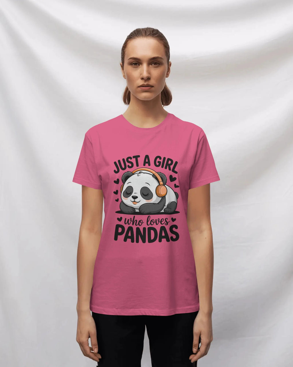 Panda T-Shirt for Girls | Just A Girl Who Loves Pandas – BhaariGear® - BhaariGear