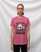 Panda T-Shirt for Girls | Just A Girl Who Loves Pandas – BhaariGear® - BhaariGear
