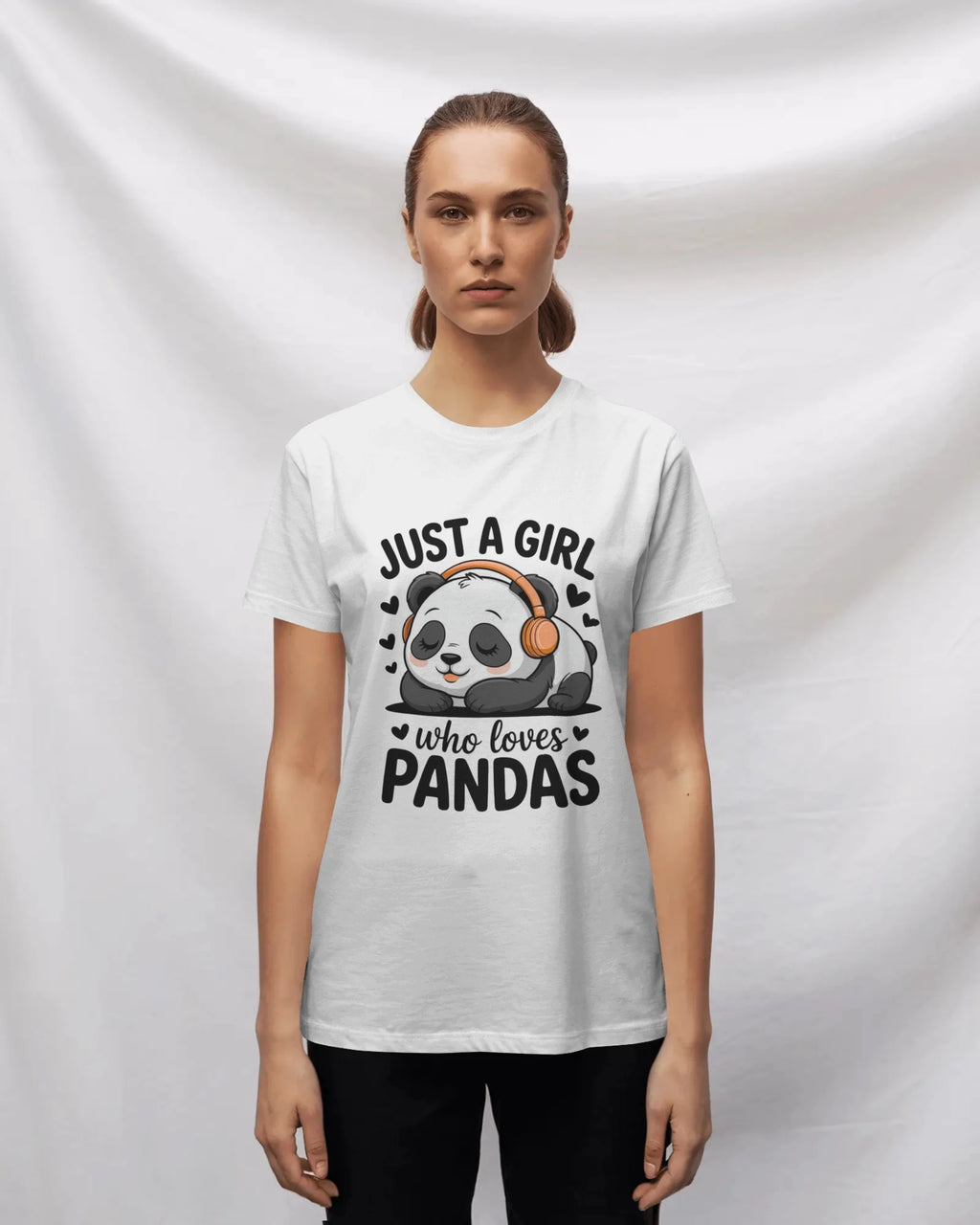 Panda T-Shirt for Girls | Just A Girl Who Loves Pandas – BhaariGear® - BhaariGear