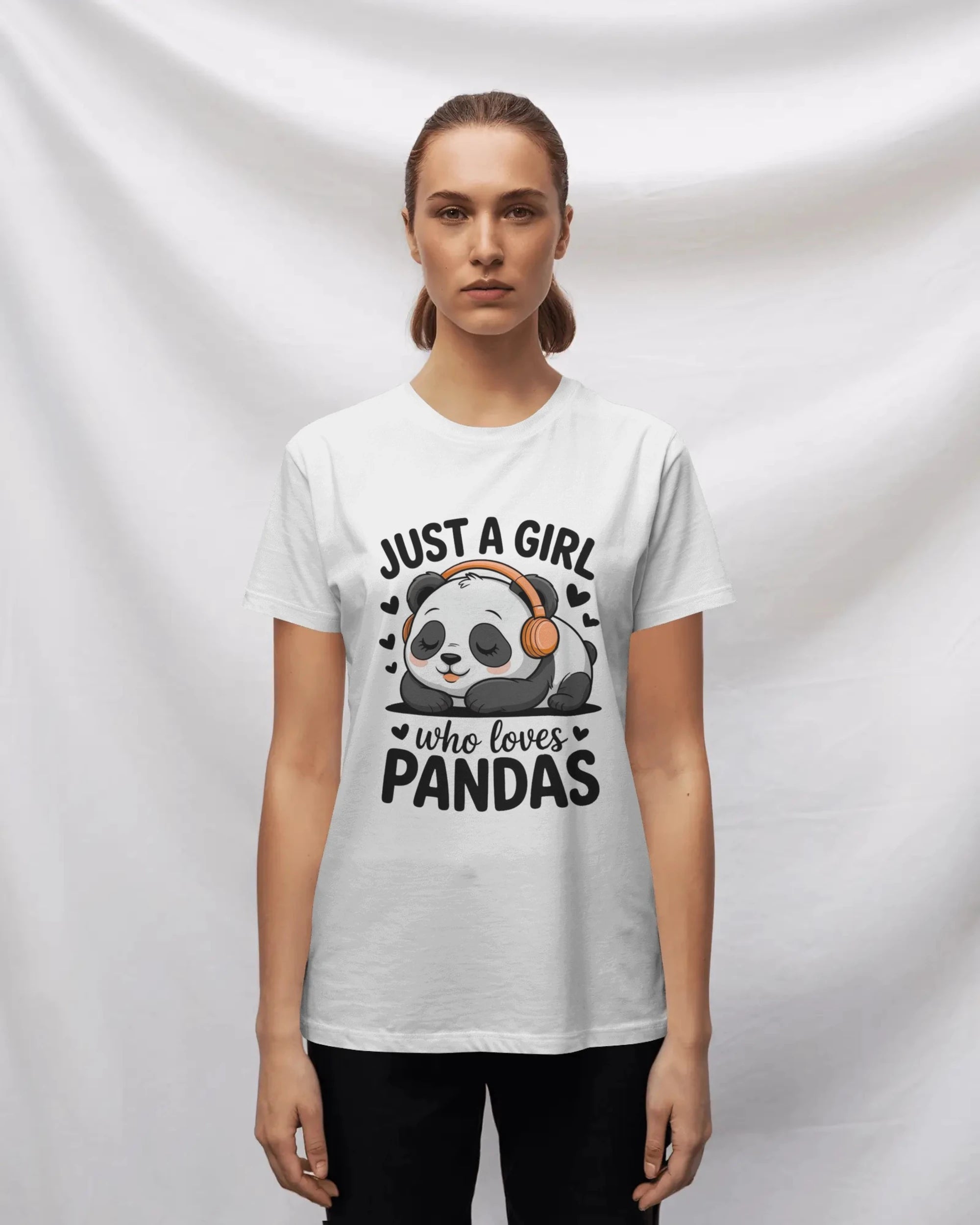 Panda T-Shirt for Girls | Just A Girl Who Loves Pandas – BhaariGear® - BhaariGear