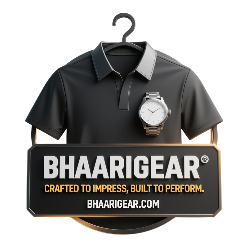 BhaariGear® — Crafted to Impress. Forged for Performance. Myth-tech cinematic streetwear from India.