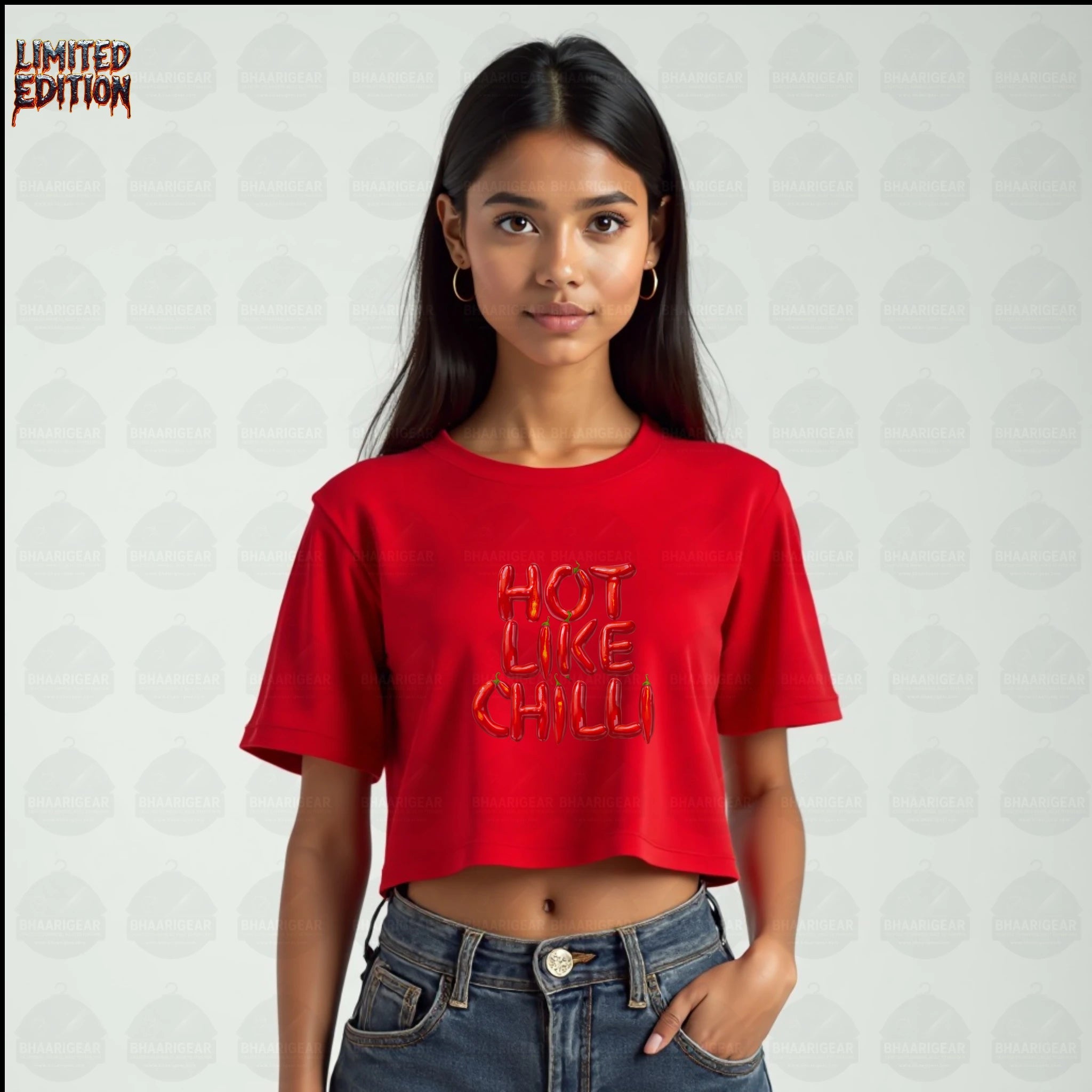 HOT LIKE CHILLI 🌶️  The Tee That Brings the Heat - BhaariGear