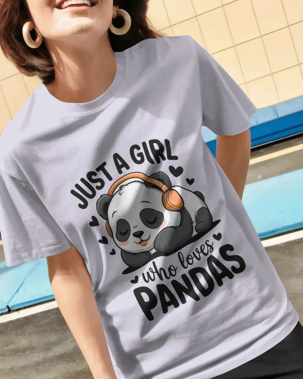 Panda T-Shirt for Girls | Just A Girl Who Loves Pandas – BhaariGear® - BhaariGear