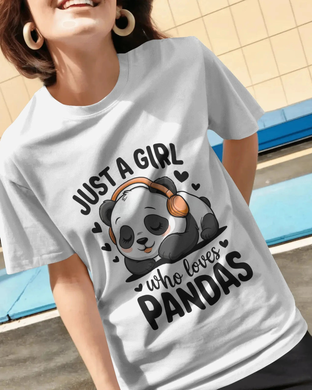 Panda T-Shirt for Girls | Just A Girl Who Loves Pandas – BhaariGear® - BhaariGear